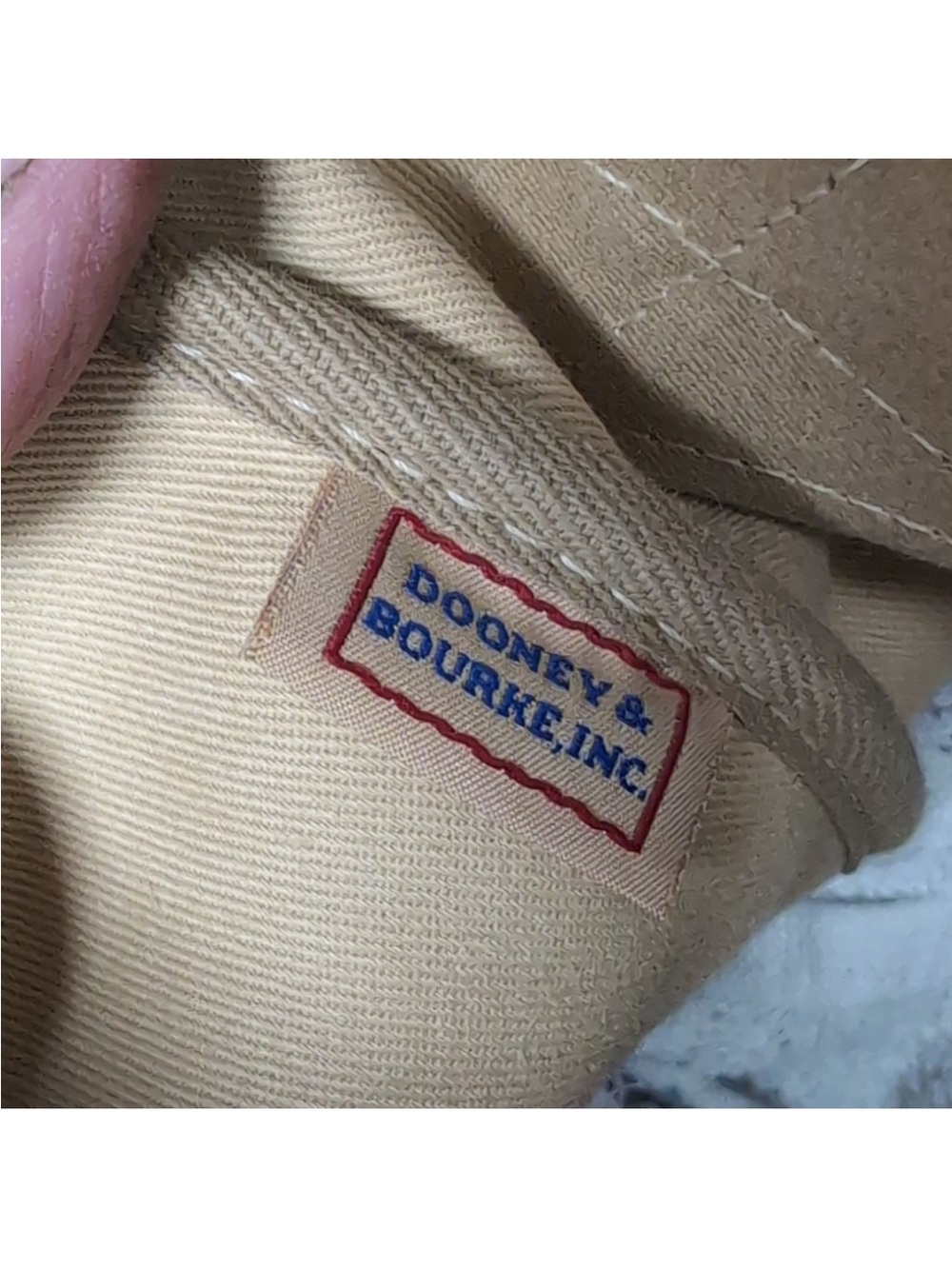 Dooney & Bourke Orange Logo Tote - Picture 4 of 13